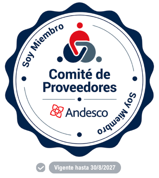 GUIO es miembro del Comité de Proveedores de Andesco. Vigente hasta el 30 de agosto de 2027.