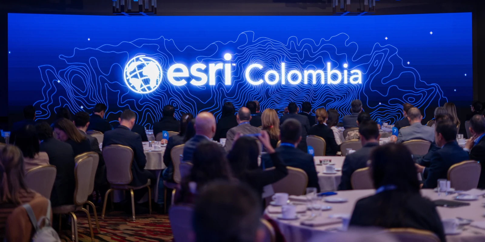Asistentes y escenario del Senior Executive Summit de Esri
